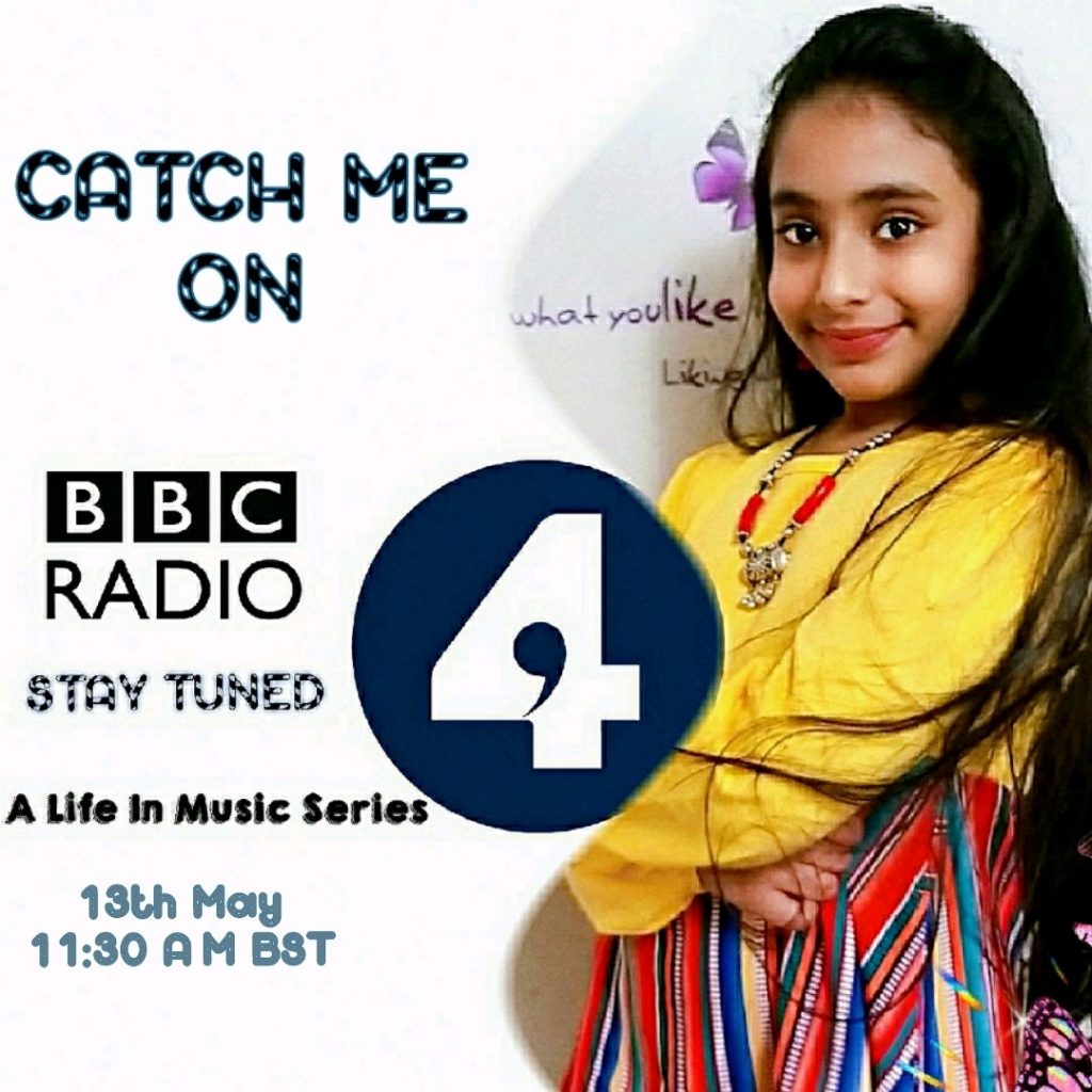 Live broadcast of Laasya Chigurupati on BBC Radio 4